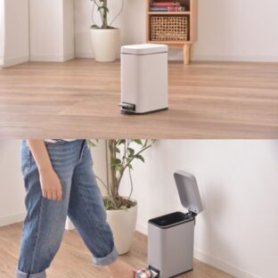 非公開: ペダル式 トラッシュカン 5L LFS-232 ゴミ箱 ダストボックス 東谷