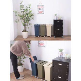 非公開: キャスター付き スライドコンテナ 20L LFS-848 東谷