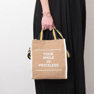 非公開: 【COOCO】SMILEY/テープハンドル2WAYトートバッグ