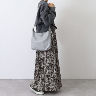 非公開: COOCO フェイクレザーノットショルダーバッグ